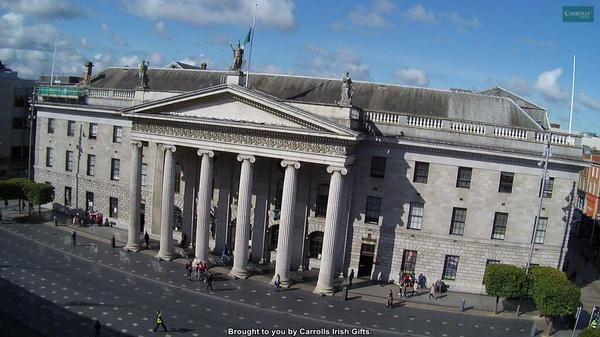 Carrollsgifts's tweet photo. Dublin looking brighter today! #Dublin #gpocam http://t.co/Yfvh1WnvQI