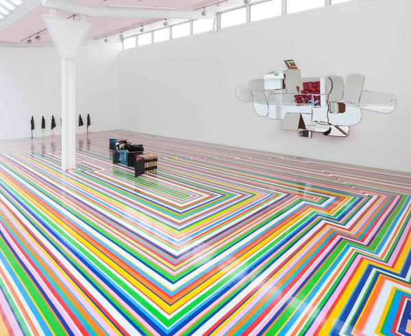 Sutton's tweet photo. View of Jim Lambie's @EdArtFest exhibition @fruitmarket - more info here: http://t.co/UpOBXN8R4c #imageoftheday http://t.co/ZSxmEVJbIk