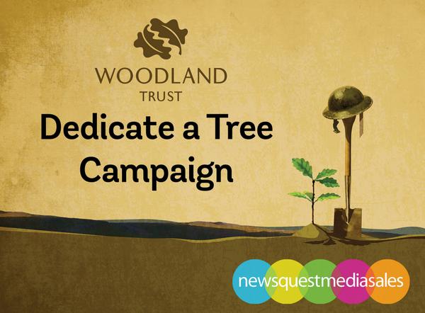 “Dedicate a Tree" a great #WW1 centenary commemoration campaign with @WoodlandTrust . Get in touch to find out more!