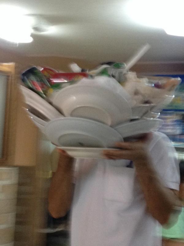 Mad #BusBoy skills!! #TurkeyCentral #Doha