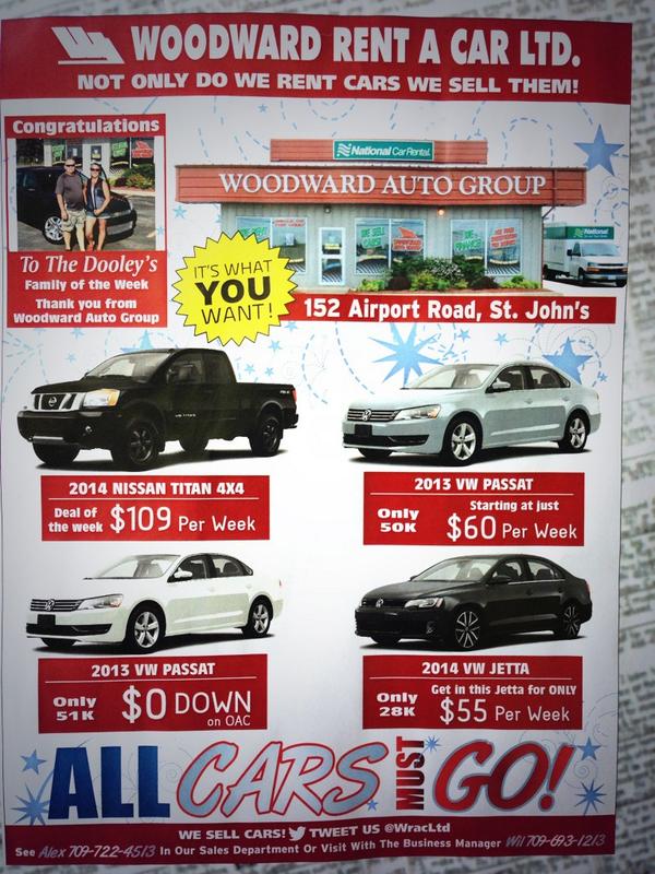 Woodward Rent a Car (WracLtd) Twitter