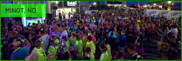 VisitMinot's tweet photo. On the bright side, the Illuminight 5k and #WhyNotFest are still happening @DowntownMinot! http://t.co/mSULkELhr1