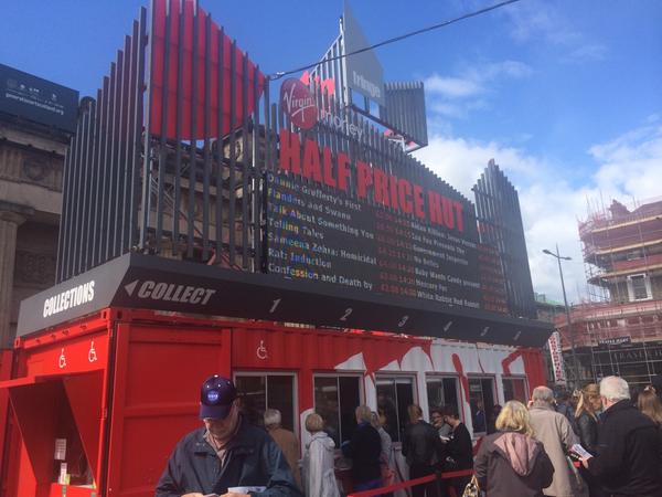 edfringe's tweet photo. Don't forget, the @VirginMoney Half Price Hut is your ticket to a bargain at #edfringe https://t.co/RfPlsHrBBV  http://t.co/cZld1XUshn