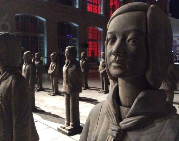 clara111's tweet photo. Prune Nourry: French Artist’s Terracotta Daughters Are on the Move-#selectiveabortion  #china http://t.co/ARfMoKIW7A http://t.co/9UBRE2Gwkb