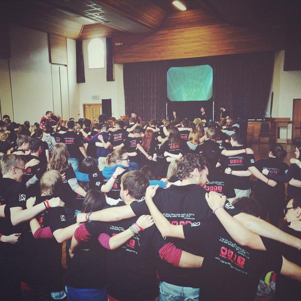 danjgillespie's tweet photo. Love one another. In the same way I loved you, you love one another. @xpression_pdown #XP14 http://t.co/EfRNbXtjFn