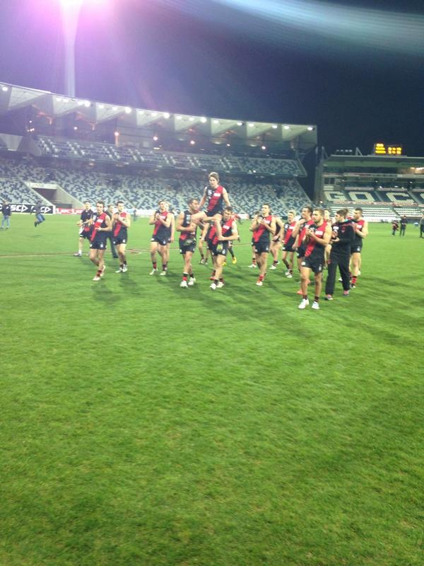 Congratulations to our skipper Ben Duscher who tonight has played his last game for the club. #ThanksDusch