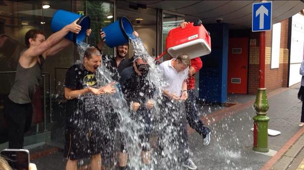 He was a good sport! #davidbintley <a href="/BRB/">Birmingham Royal Ballet</a> it's all for a good cause! #ALSIceBucketChallenge