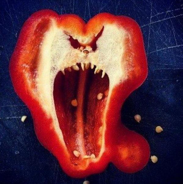 peeweeherman's tweet image. Terrifying Red Pepper! #TGIF!!