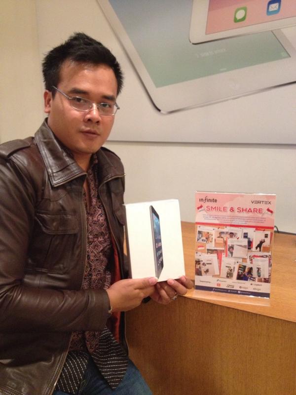 APTamtama's tweet image. Yeeeaaay.... Finally i got u, Mini Retina!!! Thank God. Alhamdulillah utk rejekimu... @infiniteapr_id #smileandshare