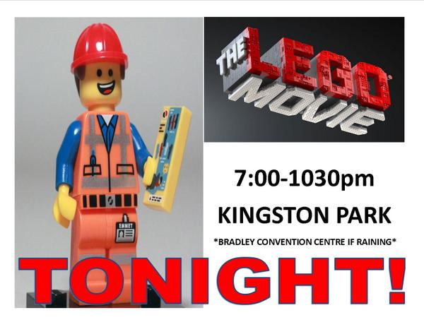 Please join us tonight in Kingston Park. If raining, we will move indoors to the Bradley @CKCC1
