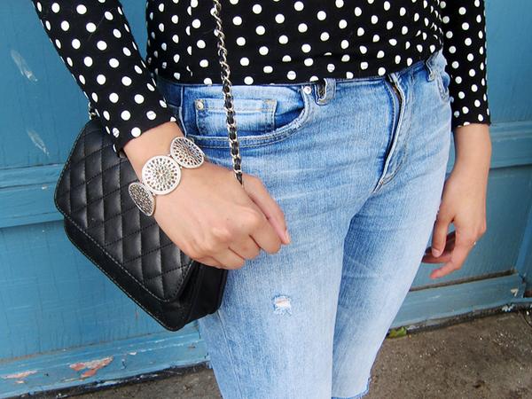 Here are some details from my #stylepost this week... loving this <a href="/smartset/">Smart Set</a> bracelet! bit.ly/1w7zkQq