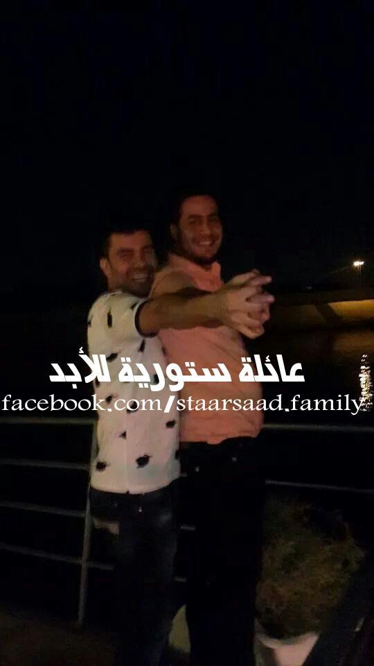 We_Love_Staar's tweet photo. صوره لگمرنا ستار سعد مع كرار صلاح… اللقطه كلش حلوووة 😉😉😉
#عائلة_ستورية_للأبد
#HabAlhawaHab http://t.co/d1mU1PwTDm