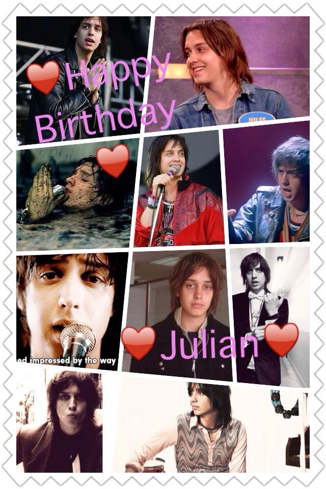  Happy Birthday Julian Casablancas 