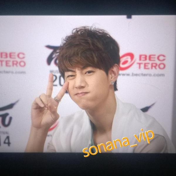 LoveMarkTuan's tweet photo. [PREVIEW] 140822 Tofu Festival Interview #GOT7 #Mark #마크 cr: sonana_vip http://t.co/GoZhS6tmBX