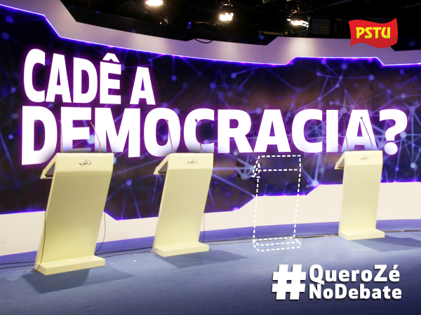 zemaria_pstu's tweet photo. A @BandTV vetou Zé Maria no debate. Como a população vaio conhecer todos os candidatos? #QueroZénoDebate (assessoria) http://t.co/zNn5LxqkJq
