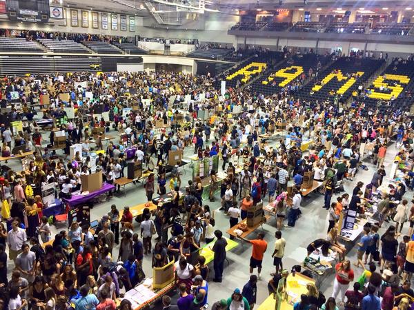 VCU's tweet image. Are you at the #SOVO Fair? We are! #vcu #vcuwelcomeweek