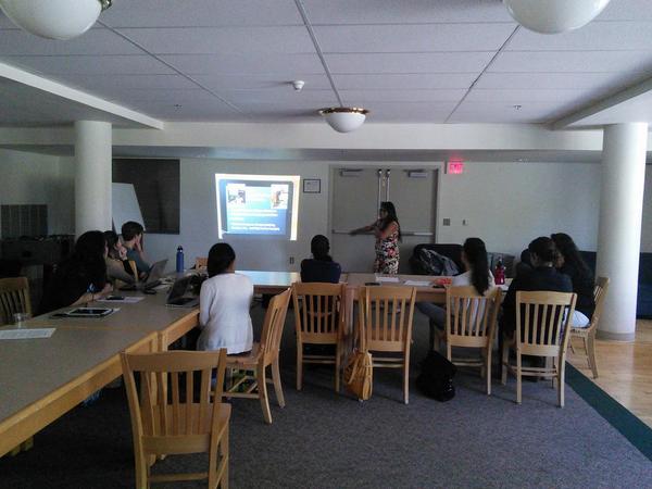OSU_PROMISE's tweet photo. Here is @PerezPereangeli with her Prezi presentation. #PROMISE2014 http://t.co/K8J6oYS1PB