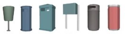 jadeengineering's tweet image. A selection of autodesk Inventor litter bin models #streetfurniture #fabrication #engineering