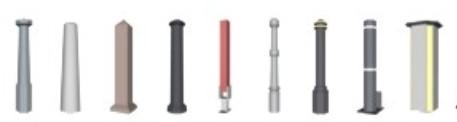 jadeengineering's tweet image. Autodesk inventor models for a range of bollards #streetfurniture