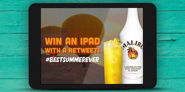 MalibuUK's tweet image. Want to win a white iPad with a £100 iTunes voucher? Simply RT for your chance to WIN! #BestSummerEver
