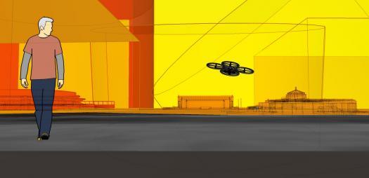 PopSci's tweet image. Soon, urban planners will have to make room for the latest technological presence: drones popsci.com/article/techno…