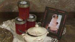 Flavor of the day.  Strawberry Champagne Jelly.  Great for brunch. Awesome Wedding Favors.  #StrawberryLovers #JELLY