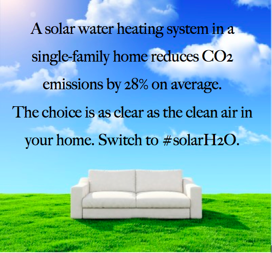 SolarH20's tweet image. Fun Fact Friday: #SolarH2O reduces CO2 emissions 28% in your home! #ReinventingSunshine #SwitchToSolarH2O