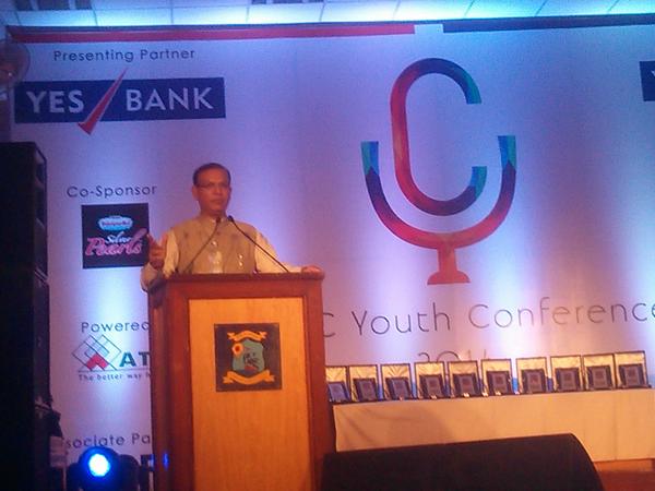 Spoke today at the SRCC Youth Conference in front of several hundred students. Great atmosphere and questions!