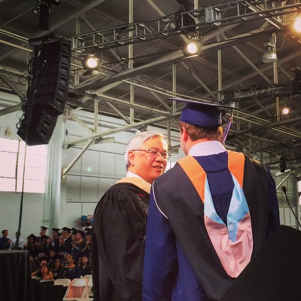 marian_zizzo's tweet photo. Congrats to the graduates of @HultSF. G8 speech on behalf of the MSE cohort, @DoriandeB! #hultstream #socent http://t.co/kcKTo5wXp7