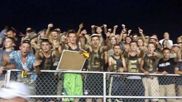 thefanindiana's tweet photo. @cc_eagles fans in full force http://t.co/LxnW9KzE56
