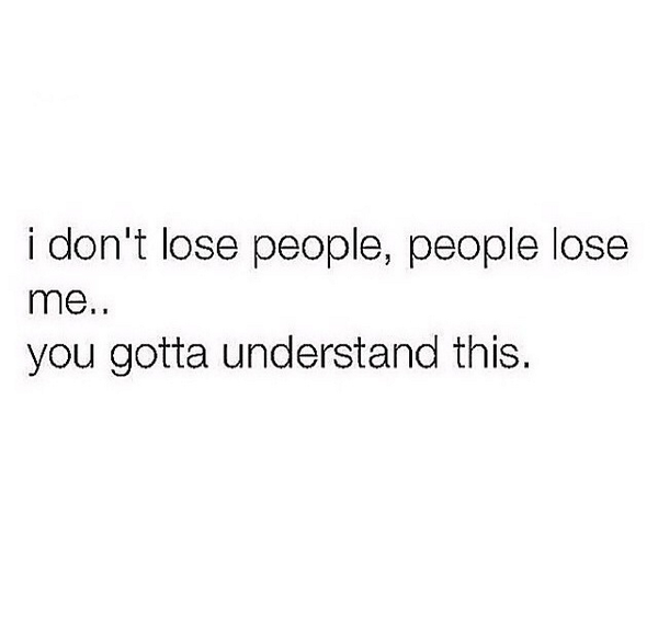 heyfrancoise's tweet photo. I have never lost somebody who was worth keeping..
Understand me?
#TodayInsight #Message http://t.co/iNY3J6yRpp
