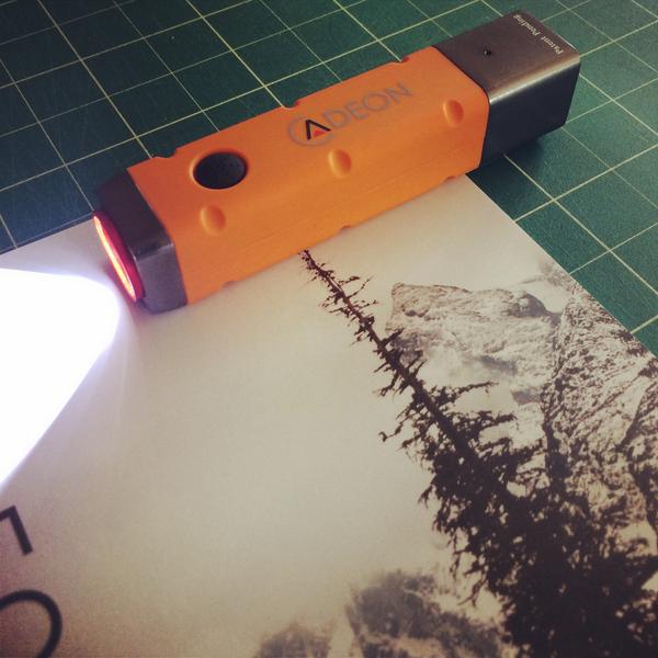 keepobject's tweet image. This #LED light can charge an iPhone via USB, Soft-touch grip. On the market soon #adeon #firstarticle #inddes