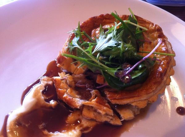 leeleelovesny's tweet photo. Lamb pie was great, but goats cheese soufflé was my best @WellyOnaPlate plate yet. Thanks to @lardermiramar #inhaled http://t.co/A8yoDPZ4et