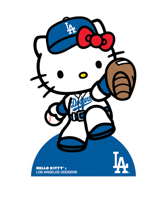 baseball hello kitty dodgers