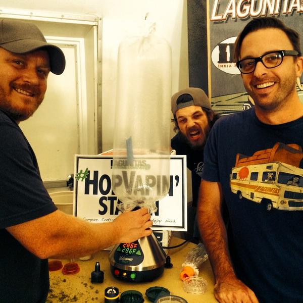lagunitasbeer's tweet photo. Vapin it easy! #BBC14 #HopVapin http://t.co/Fz9bvXUf5w