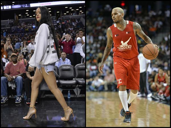 Awkward ex run-in alert! Rihanna and Chris Brown were at the same charity game yesterday youtube.com/watch?v=FiS6GF…