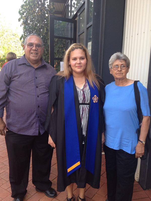 GordonMarshal16's tweet photo. Me my granddaughter's graduation with Glenys http://t.co/YSfg6OC2X6