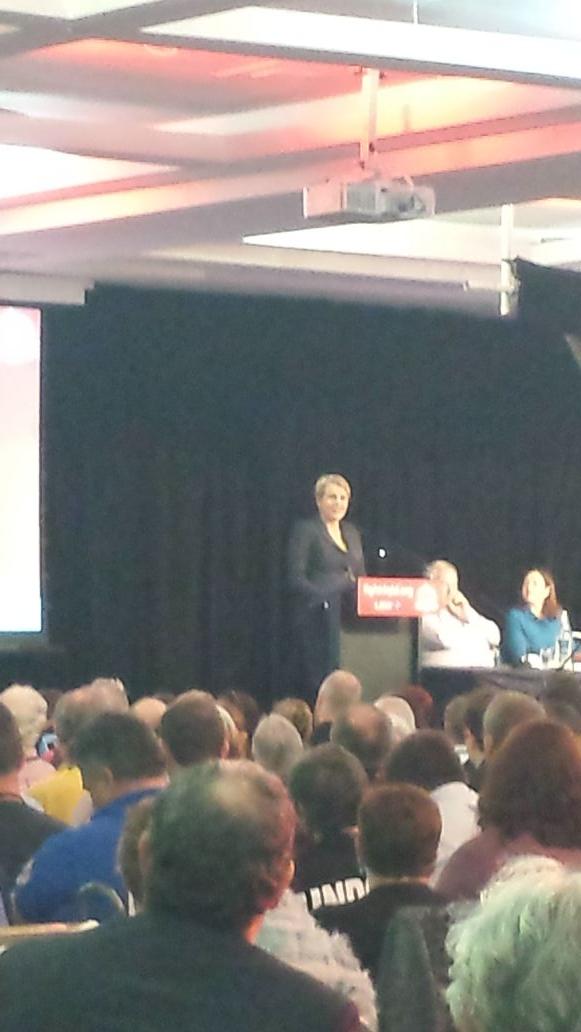 Waterford_Labor's tweet photo. Hon Tanya Plibersek addressing conference delegates #alpqconf http://t.co/x8P7NbmWSc