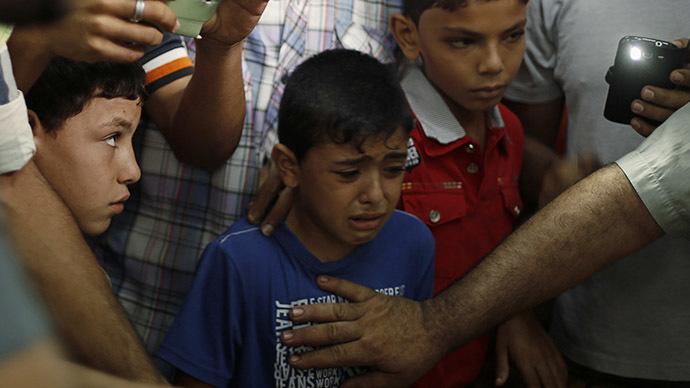 RT_com's tweet photo. 469 #Gaza children killed, over 370,000 need ‘psychosocial aid’ – UNICEF http://t.co/3EodcSVUYK http://t.co/0B9cfp8pMX