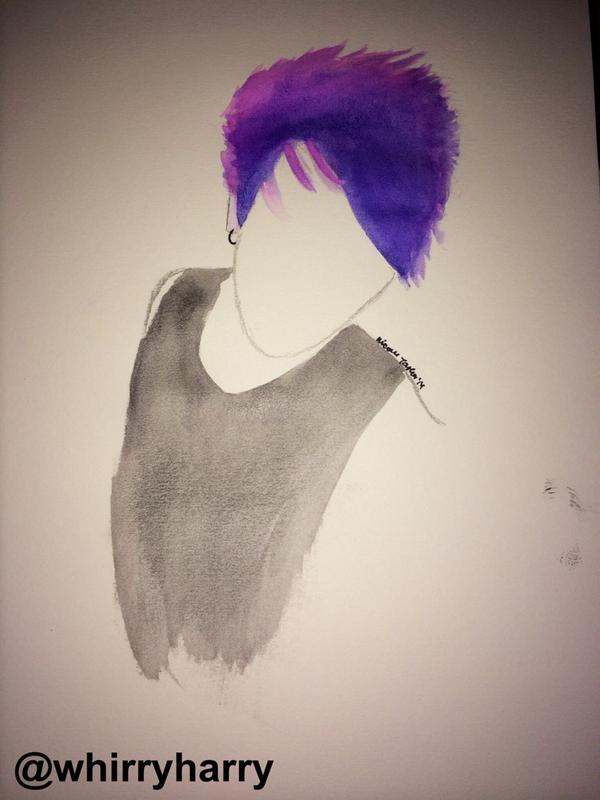 <a href="/Michael5SOS/">michael clifford</a> 

hey michael I watercolored your galaxy hair! 🎨