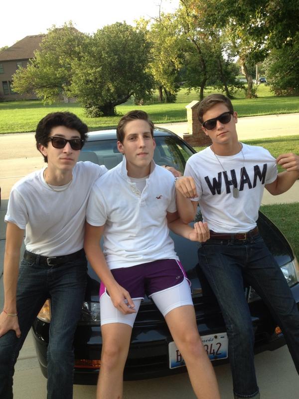 NNHSStudGov's tweet photo. Jon-Jon, Cassano, and Kenny are ready. #AIDees #WHAM http://t.co/zbwTbNdWT4
