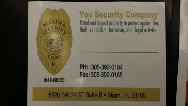 security_maxima's tweet image. Protejamos su propiedad con profesionalismo y low price llamenos hoy