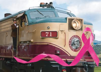 SendMeOnVacatio's tweet photo. Jetting Pink Across America, A Healing Journey for Breast Cancer Survivors starts Oct 2nd on the @winetrain #JetPink http://t.co/0yx8L3uhBQ