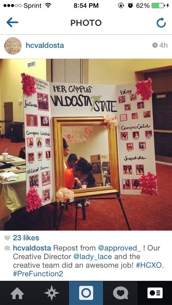 HCValdosta's tweet photo. Our tri-fold looked amazing! π #PreFunction2 http://t.co/Ovfnsb5mo2