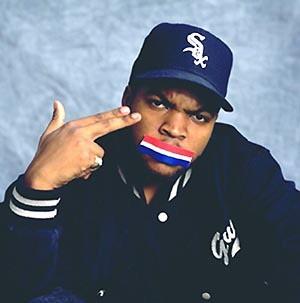 eazy e white sox hat