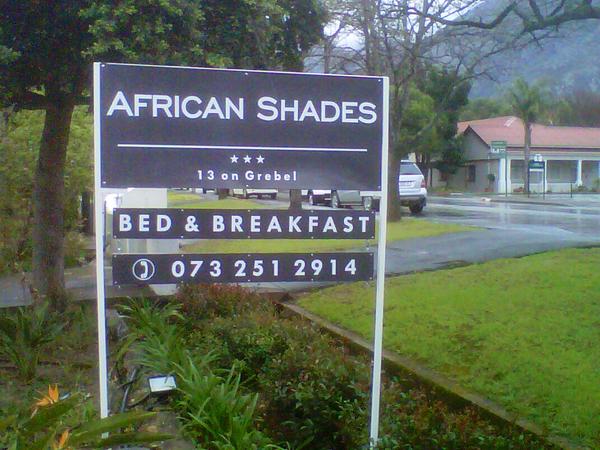 New signs for <a href="/africanshades/">AllShadesAfrican</a> #guesthouse #accommodation <a href="/swellendam1/">Swellendam Tourism</a>