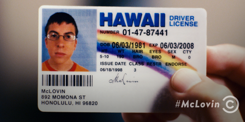 ComedyCentral's tweet photo. #McLovin http://t.co/Lihn3DQUFr