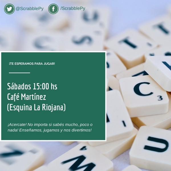 ScrabblePy's tweet photo. ¡Súmate! Te esperamos #ScrabblePy http://t.co/6n4s2Q3ZTv