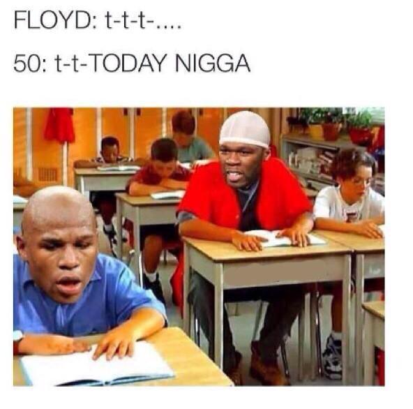 DrakeJones58's tweet photo. “@Blackkposts: 50 waitin on Floyd like... http://t.co/SC5STLkIuK”😂😂😂