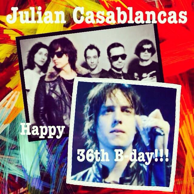 Happy 36th Birthday !!!

Julian Casablancas!!!

23 Aug 1978  